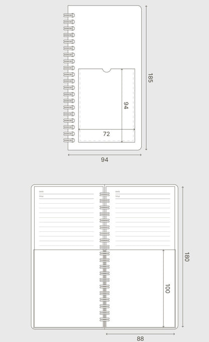 韓國 Catch your days 票劵收納簿 * [預購貨品，下單後14天出貨]