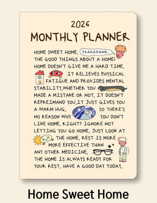 韓國2026 Ardium Monthly Schedule 淨月計劃 - 6 種封面 [預購貨品，下單後14天出貨]