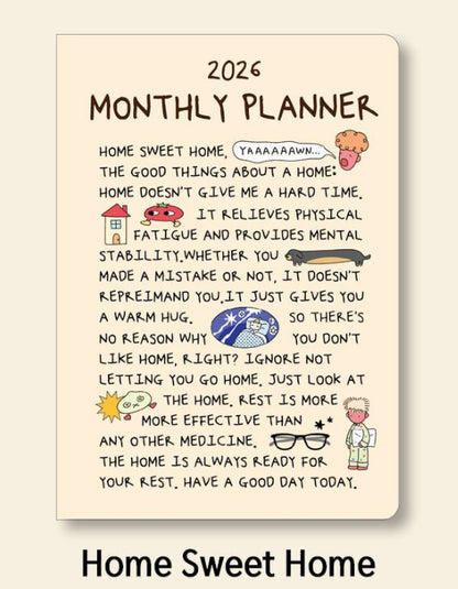 韓國2026 Ardium Monthly Schedule 淨月計劃 - 6 種封面 [預購貨品，下單後14天出貨]