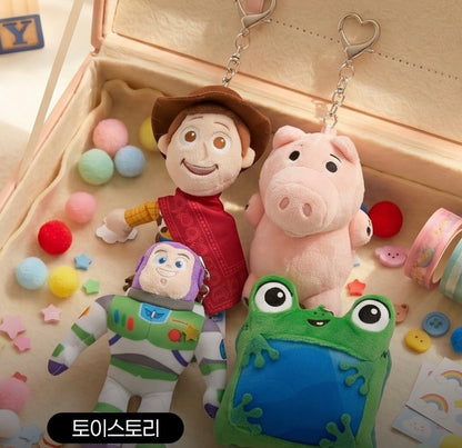 《8折訂購》Disney Toy Story 毛公仔鎖匙扣 - 火腿Ham [ 預購貨品］