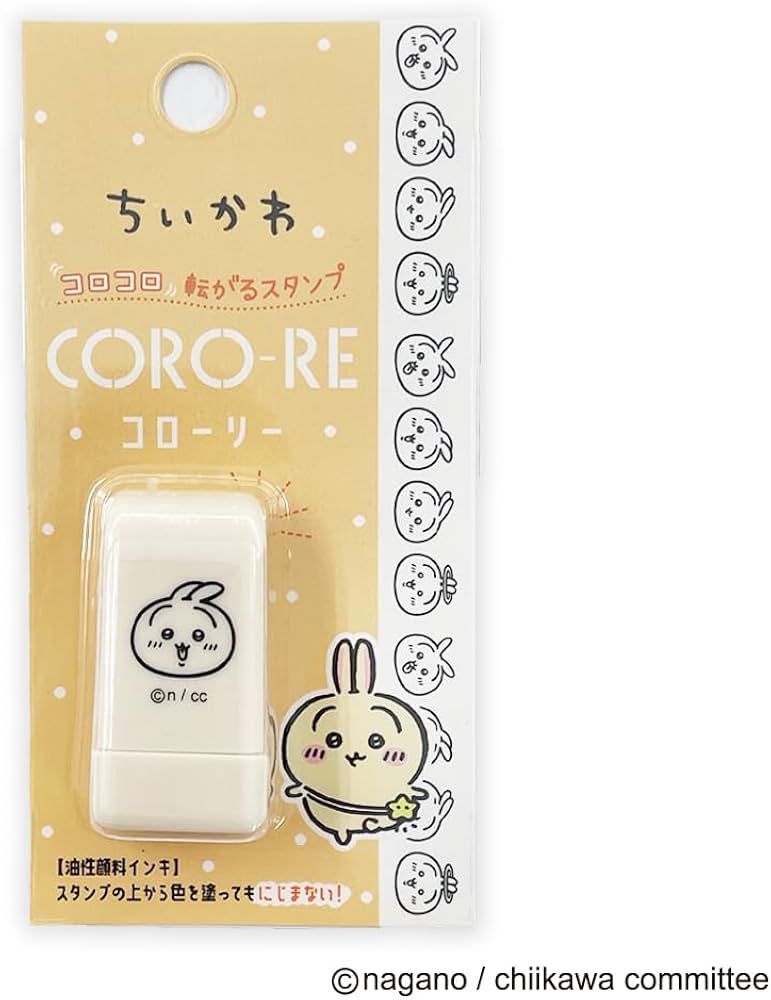 日本Chiikawa x Coro-re 滾輪式轆轆印章 - 個人系列：Usagi / 小八 / Chiikawa