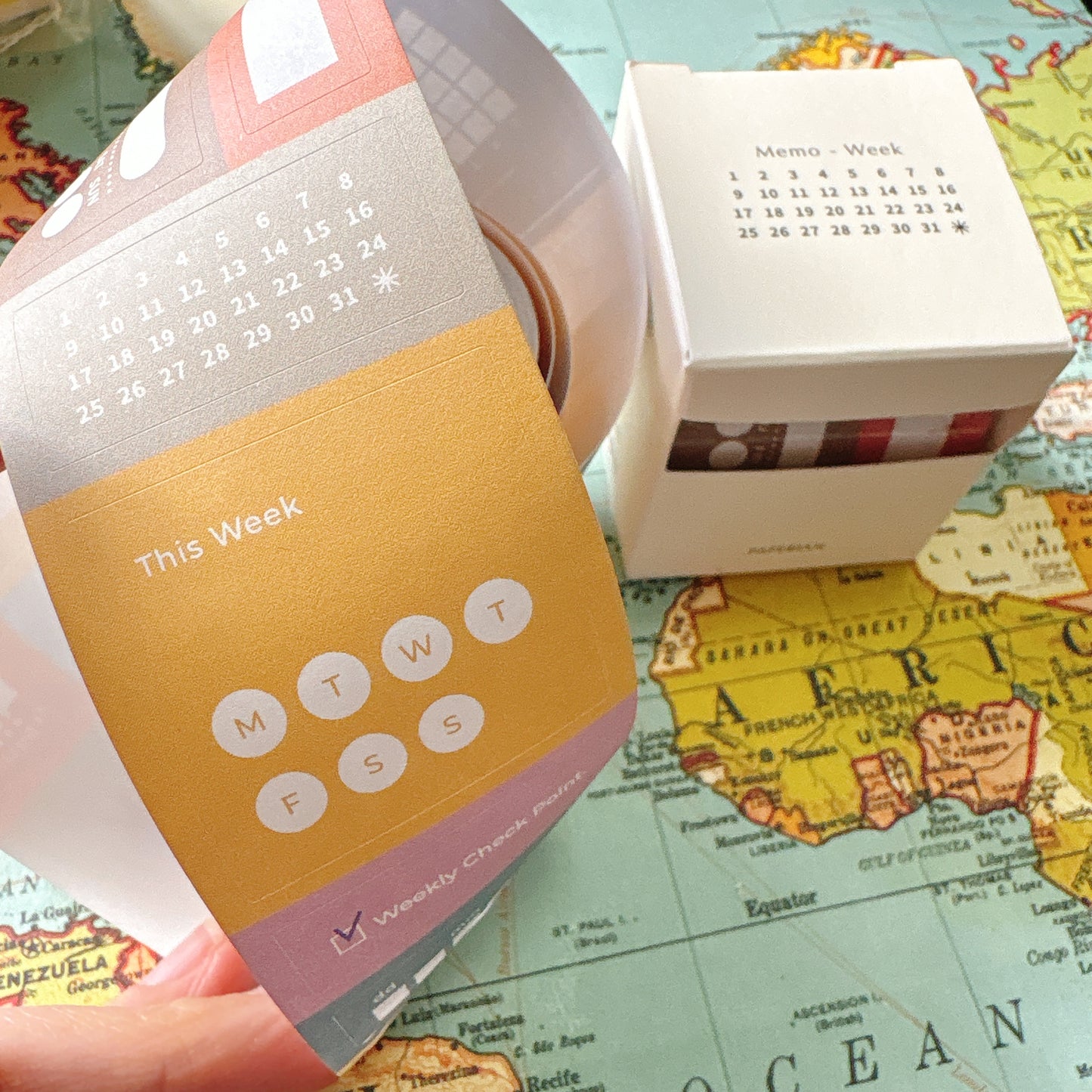 韓國原創Glen「Archive Roll tape」卷裝可書寫memo貼* [預購貨品，下單後14天出貨]