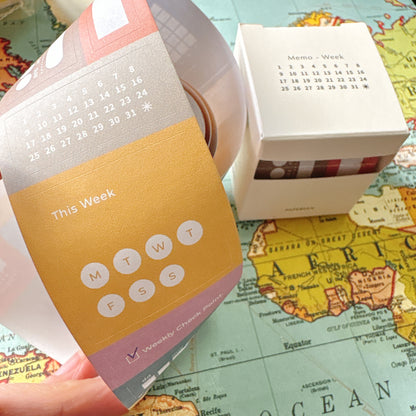 韓國原創Glen「Archive Roll tape」卷裝可書寫memo貼* [預購貨品，下單後14天出貨]