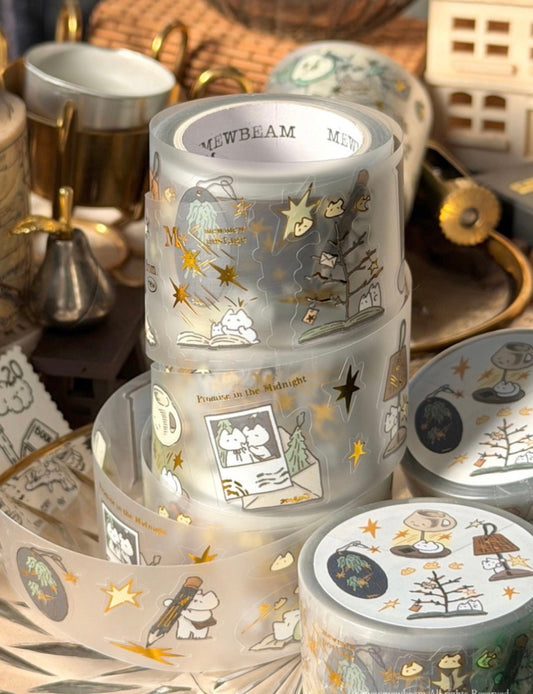 韓國Mewmewbeam 星光下的貓貓透明裝飾貼紙 - 貓咪回憶冊 （超過120 張）* [預購貨品，下單後14天出貨]