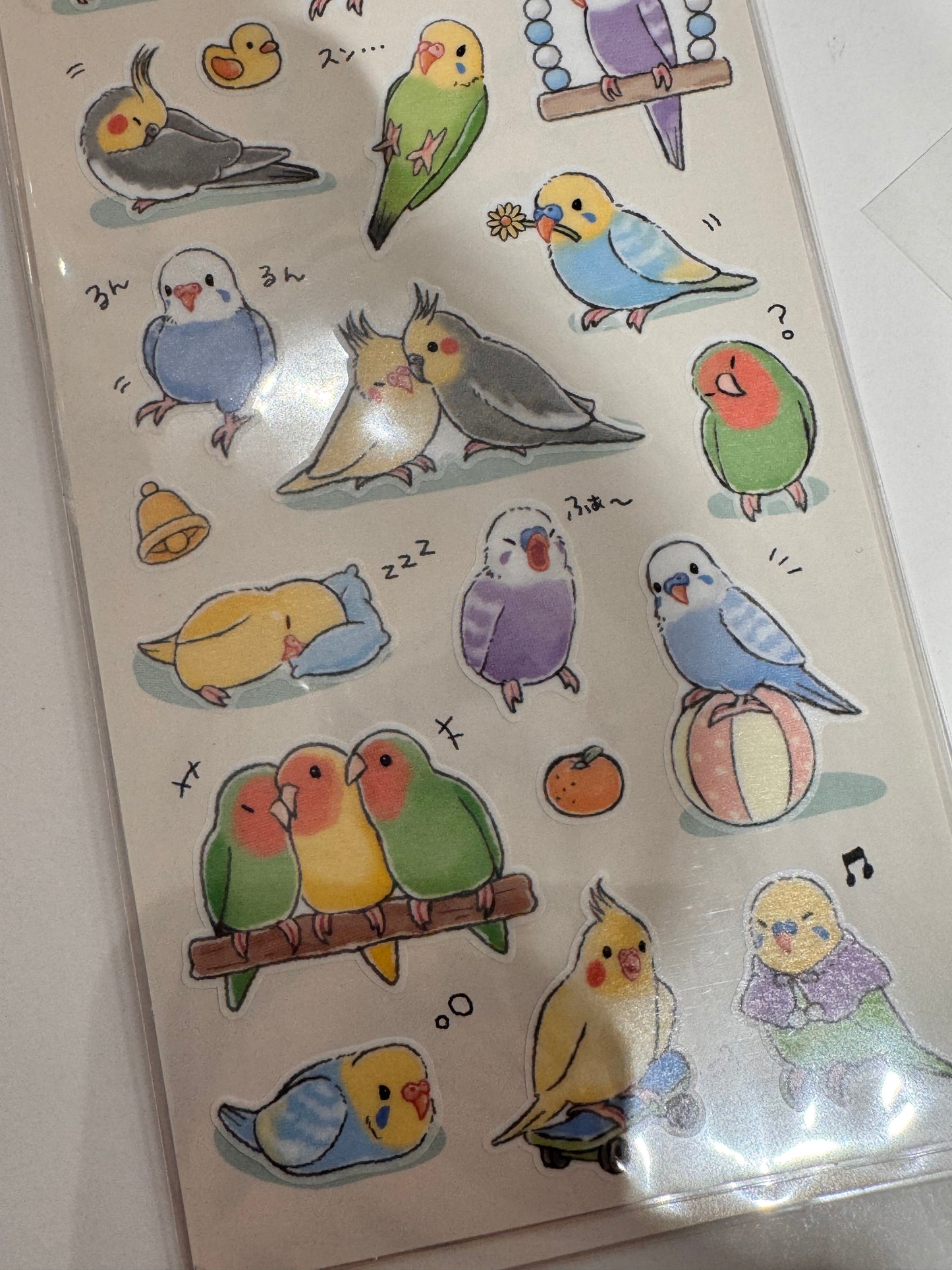 日本小鳥系列貼紙 - 鳥的日記