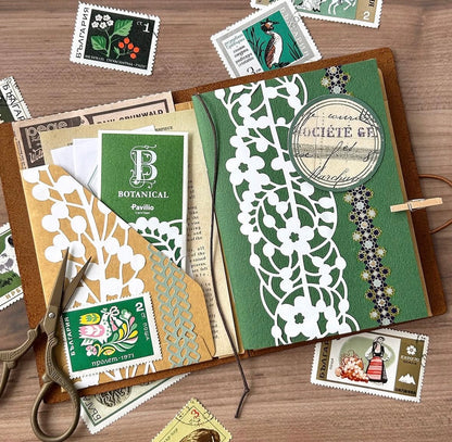 [7 月25 日截單］日本Lace Tape 系列White Lace紙膠帶 - Botanical Lace