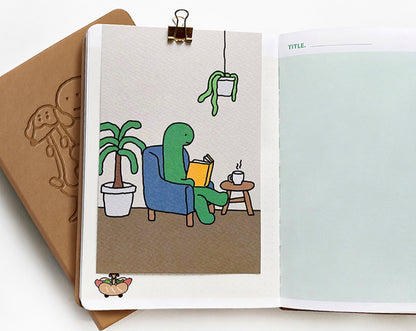 韓國Kakao Friends x Joguman 2026 B6 皮革封面月週計劃Schedule - 現貨