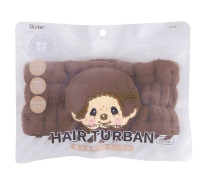 新品自動9 折‼️日本Monchichi 毛絨絨 Towel Hair Band - [預購貨品］
