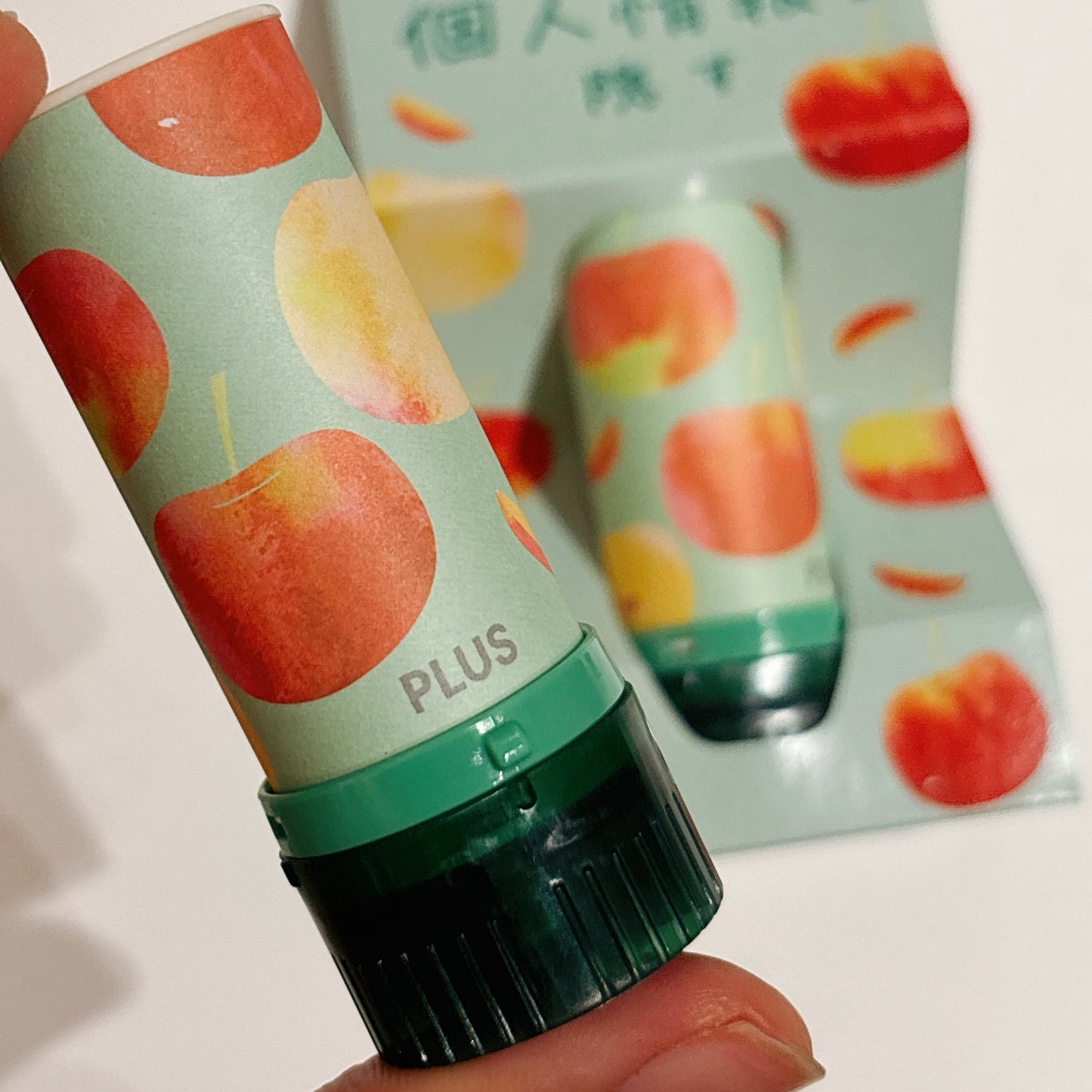 日本 Plus 輕便個人情報保密印 Summer 限定版 - 蜜桃🍑菠蘿🍍車厘子🍒
