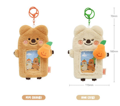 韓國濟洲 Kiki Quokka 濟州柑仔卡套匙扣* [預購貨品，下單後14天出貨]