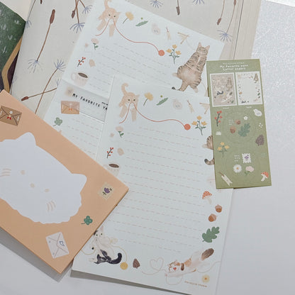 韓國Nya Nya 我最愛貓咪系列特輯 -letter set - 兩款選擇