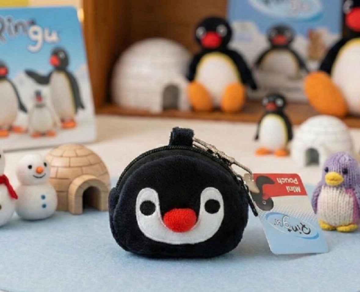 韓國Pingu 和Pinga 的臉蛋造型銀包匙扣[預購貨品，下單後14天出貨]