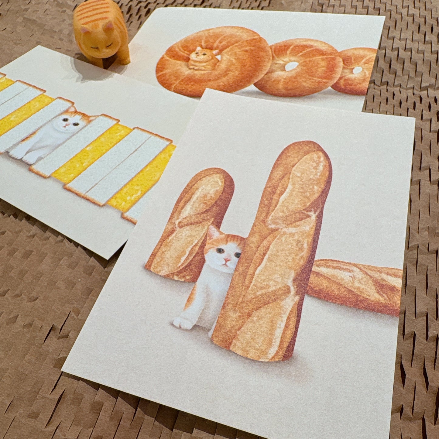 日本Artish - 藤沢さだみ 貓咪烘焙明信片 - 四款選擇