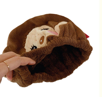新品自動9 折‼️日本Monchichi 毛巾吸水速乾Towel Cap - [預購貨品］