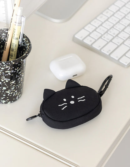 韓國人氣Brunch Brothers Kitty soft 防水散子包 -可當鎖匙扣掛起 * [預購貨品，下單後14天出貨]