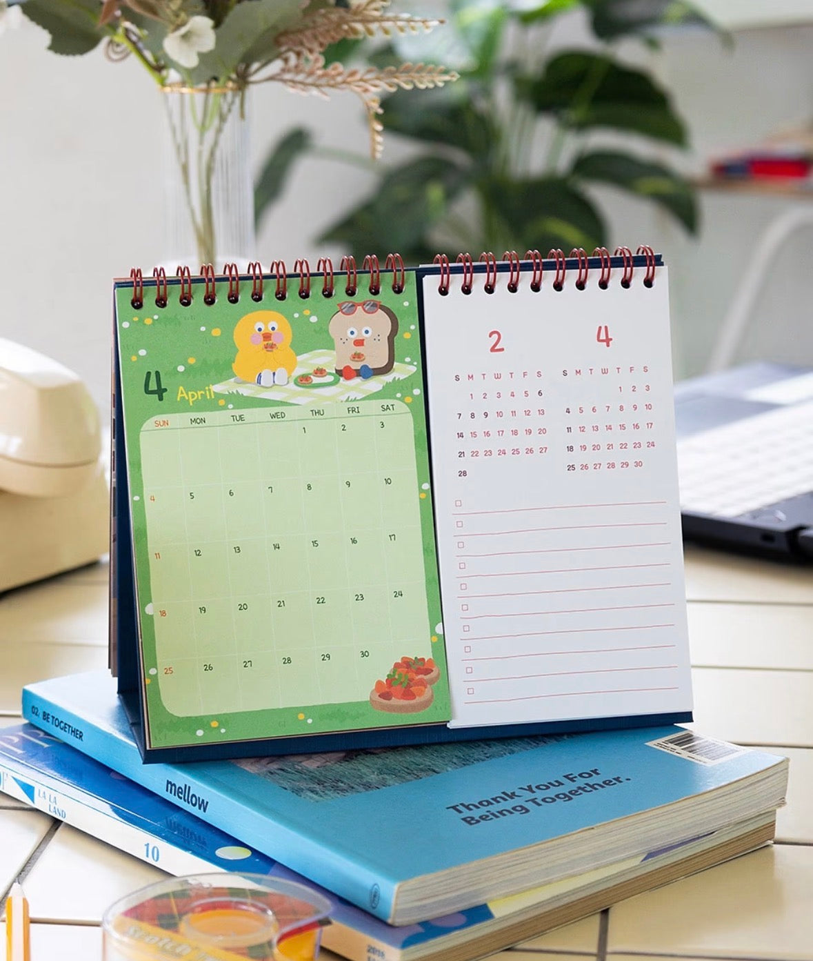2027 Brunch Brother Twin Calender 桌上座檯月曆 - 預購貨品