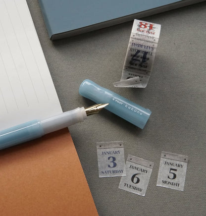 韓國原創 glen 2026 年365天迷你月曆和紙卷裝貼紙 [預購貨品，下單後一星期出貨]