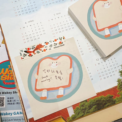 韓國 TomatoYOU 便條磚 - 早餐要吃吐司