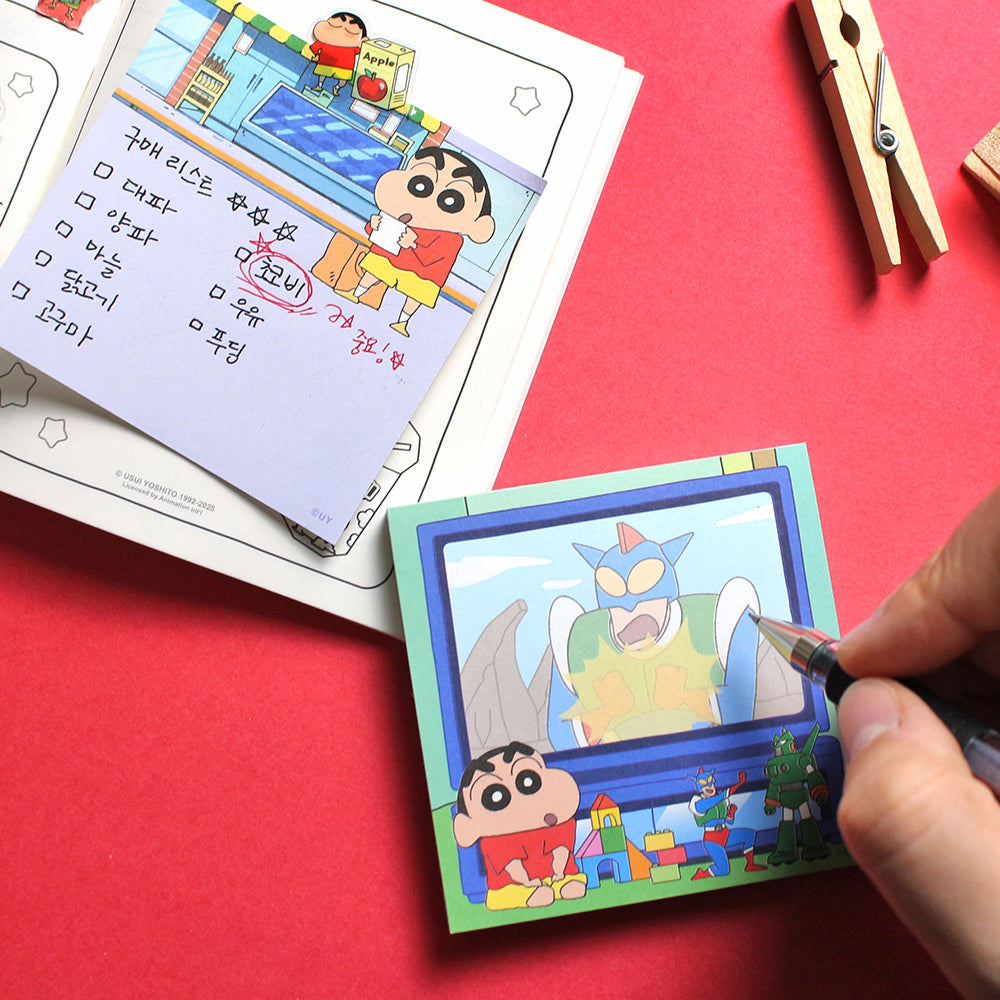 Crayon Shinchan 蠟筆小新系列方型 Memo Pad   [預購貨品，下單後14天出貨]