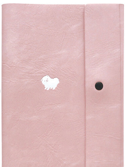 日本Cotomo Journal Cover 連1本筆記簿套裝 (B6 尺寸): 金色貓咪與粉紅小狗 [預購貨品，下單後14天出貨]