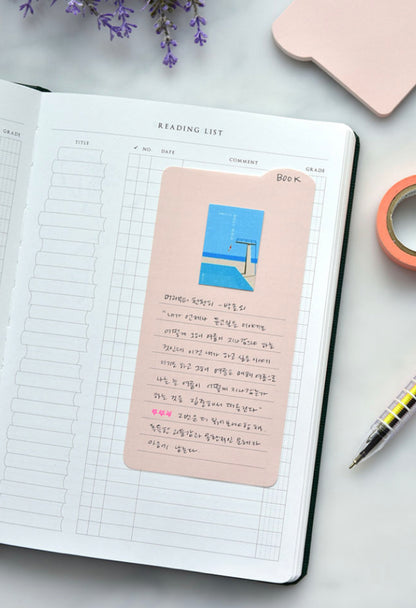 韓國Life Stationery Slim Inde Memo Pad 具黏貼力 (預購商品)