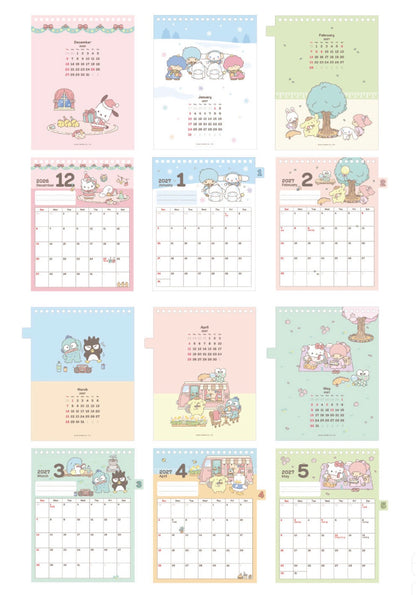 Sanrio Characters 2027 桌上月曆 [預購貨品]
