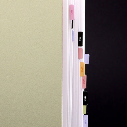 韓國 Calendar index 書貼 - 黑白/彩色 * [預購貨品，下單後14天出貨]