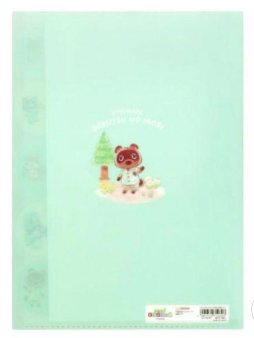 日本動物之森文具系列A4 Multi Pockets Folder [預購貨品，下單後14天出貨]