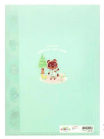 日本動物之森文具系列A4 Multi Pockets Folder [預購貨品，下單後14天出貨]