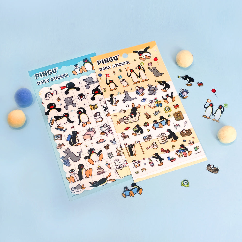 日本企鵝家族Pingu Collection 貼紙