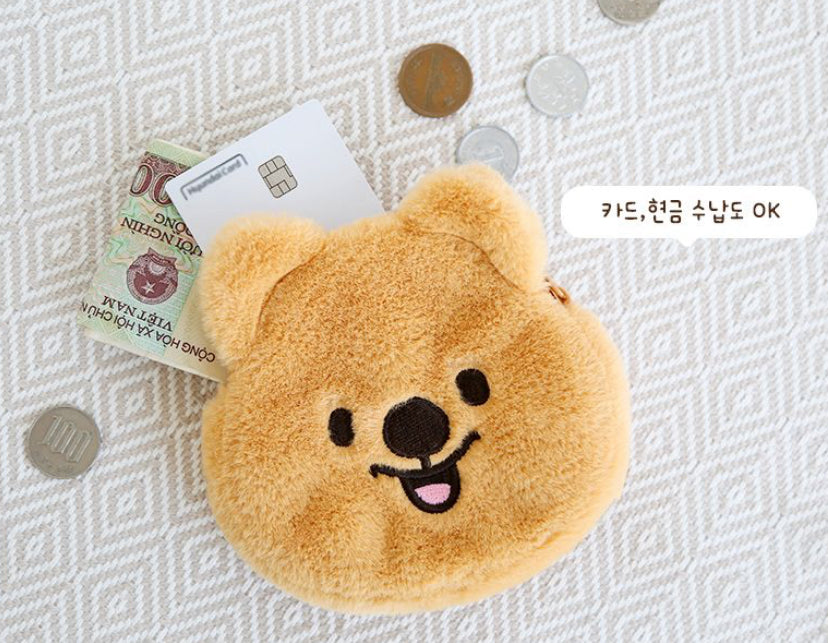 韓國濟州Kiki Quokka 毛毛收納包* [預購貨品，下單後14天出貨]