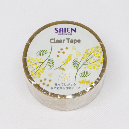 日本Saien 熨金透明3 米長紙膠帶 - Mimosa