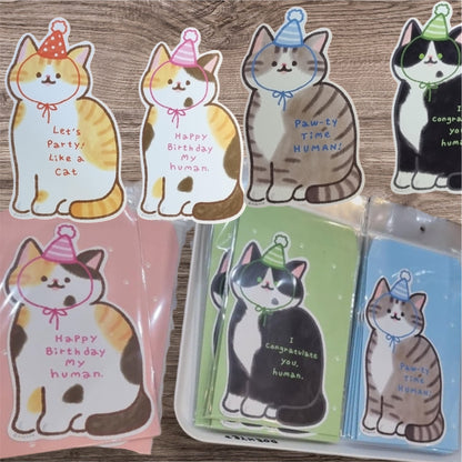 韓國Doehye Drawing 貓咪小隊心意卡 - 生日/恭喜