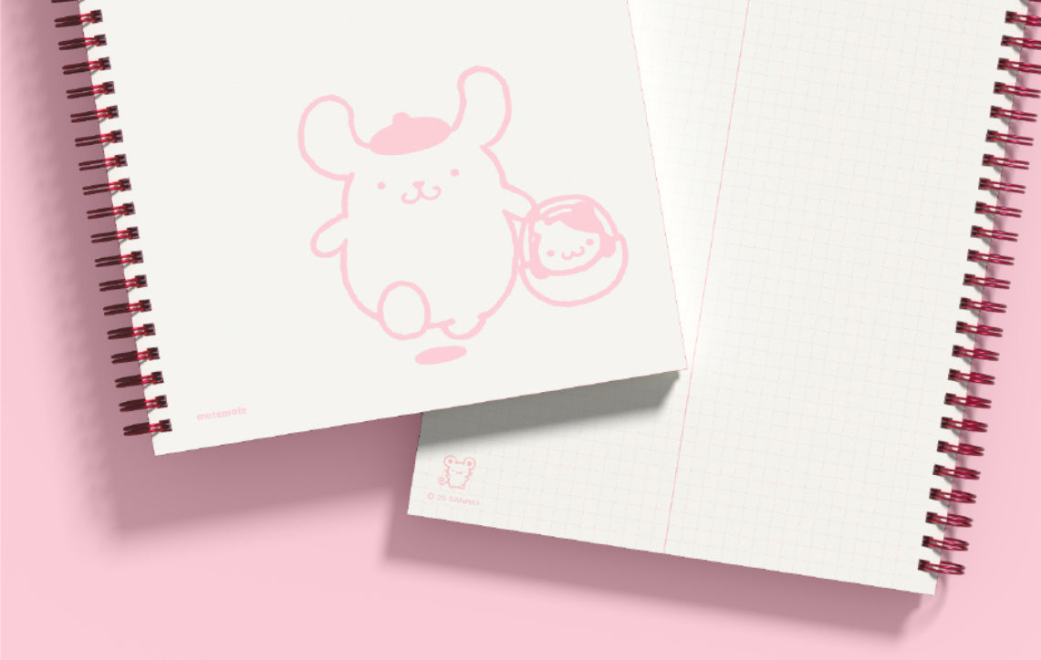 韓國모트 x Sanrio Characters B5 線圈筆記簿 * [預購貨品，下單後14天出貨]