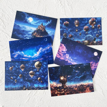 日本Clover R. 星空與夜空之幻想明信片套裝 - 一套21 張入（預購貨品，約兩星期到貨）