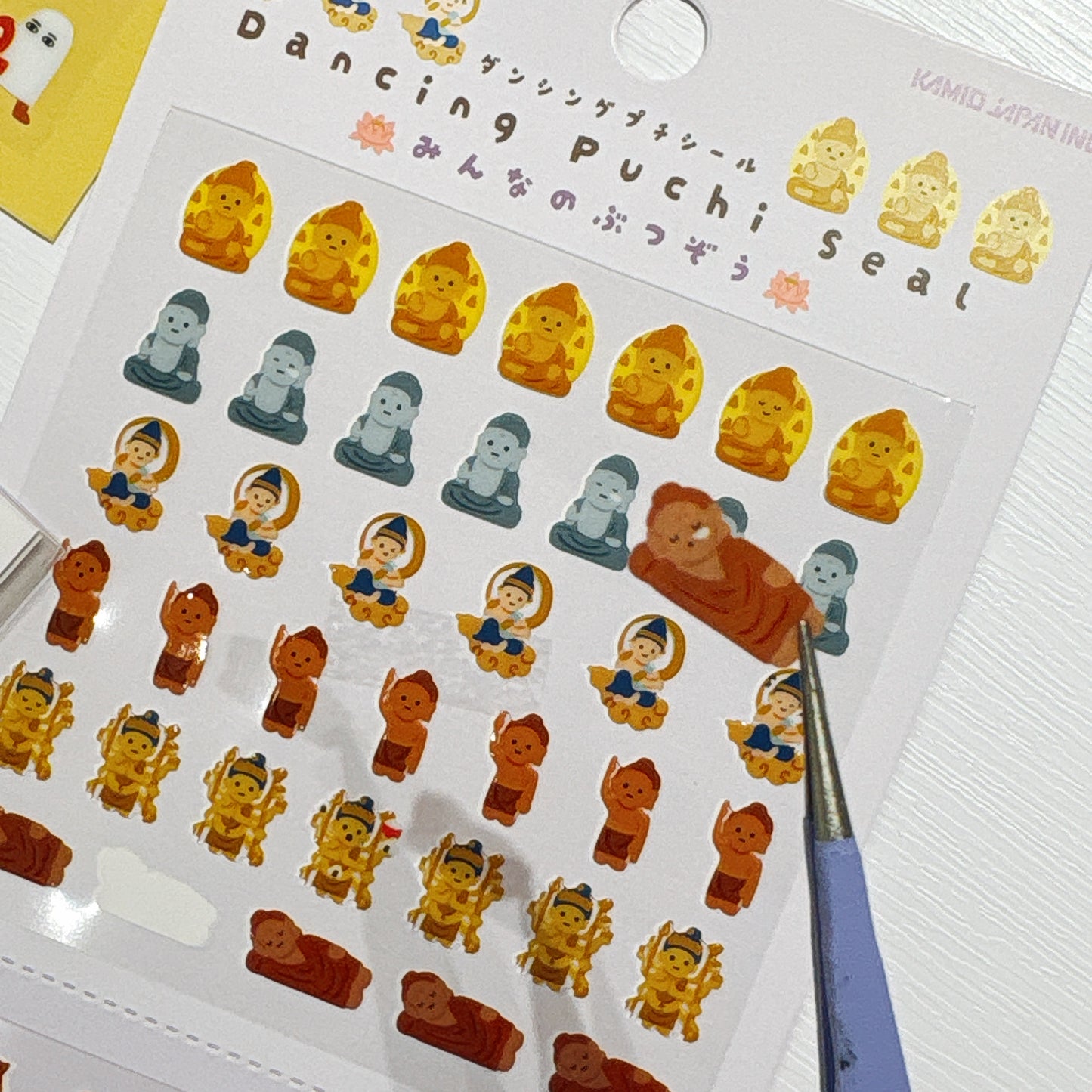 日本Kamio 細細粒手帳貼紙 - 大佛保佑