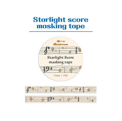 韓國 starlight ✨五線譜 - 紙膠帶 （10米）