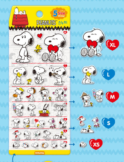 The Snoopy World 長條貼紙 - 2 款選擇 （預購貨品）