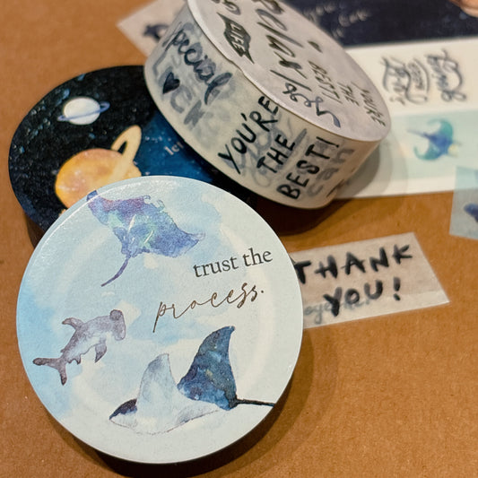 台灣和紙水彩風紙膠帶系列