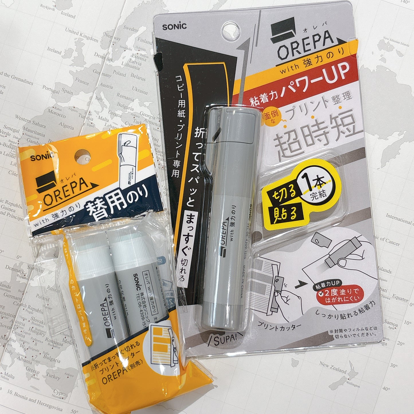 《限時禮物‼️》日本Opera 二合一 快速切紙棒+漿糊筆 *🎁 送兩枝補充裝