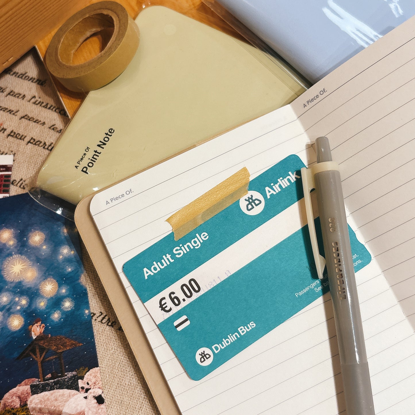 韓國 A Piece of Note 筆記簿 - 橫間 ( 5 色選擇）