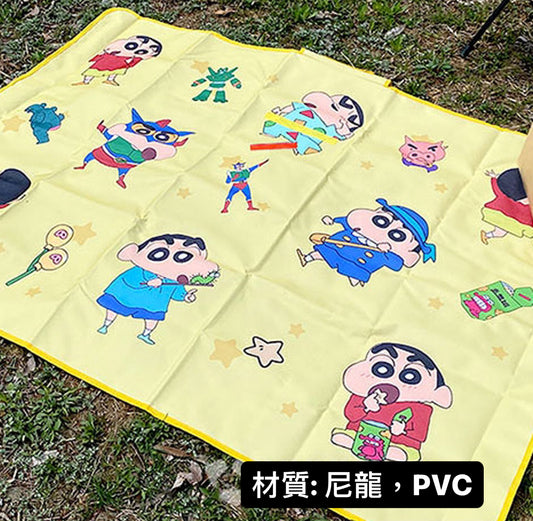 <新企劃> Crayon Shinchan 蠟筆小新系列可折疊戶外野餐沙灘墊   (預購商品）