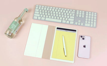 韓國Fenice Studio Multi Pockets A5 Writing Pad Folder 連A5 Writing Pad套裝 * [ 預購貨品 ]