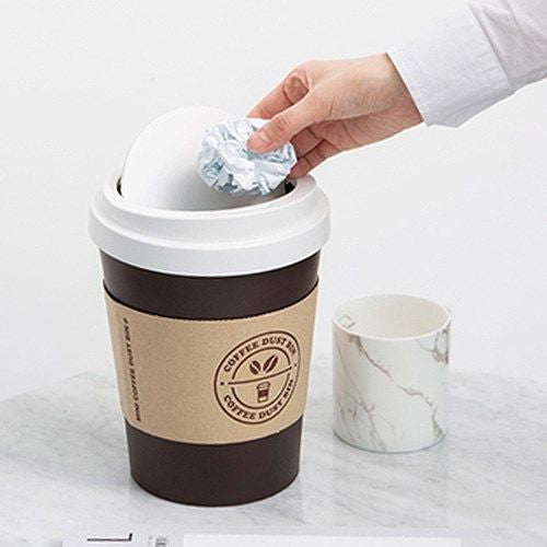 文具 x 咖啡系列：咖啡杯桌上垃圾桶 [預購貨品］
