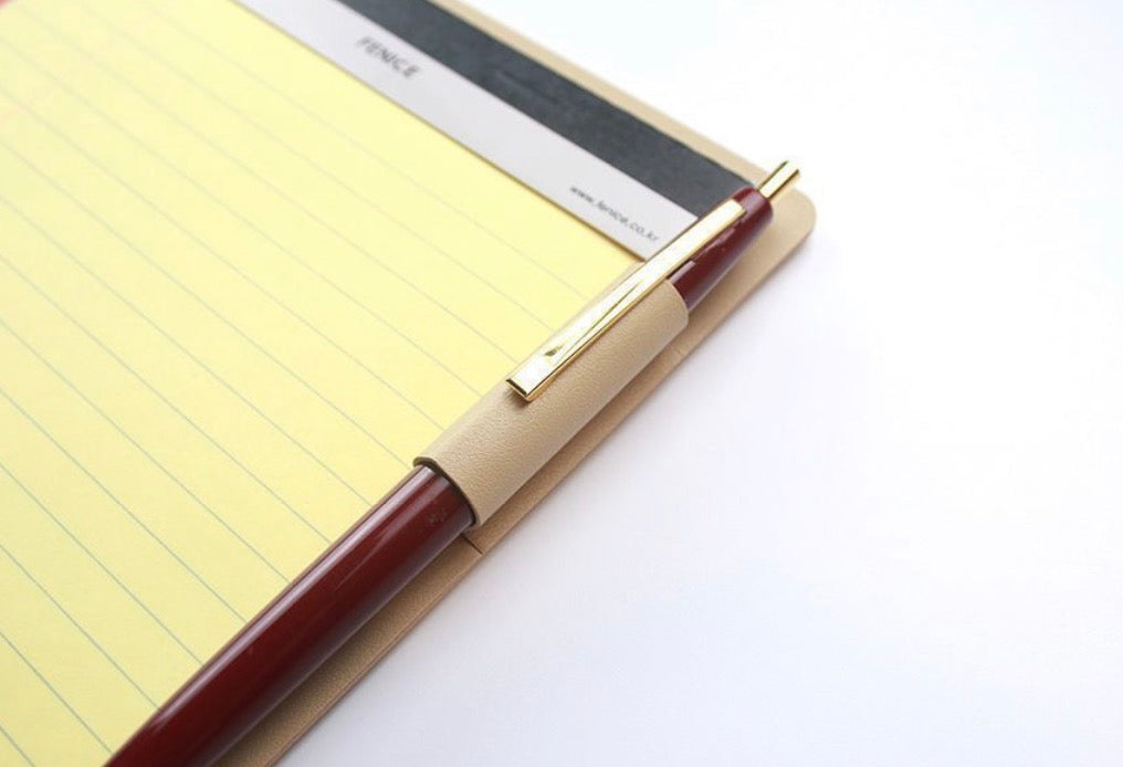 韓國Fenice Studio Multi Pockets A5 Writing Pad Folder 連A5 Writing Pad套裝 * [ 預購貨品 ]