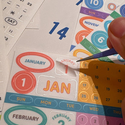 韓國 Diary Date Stickers 日期貼紙