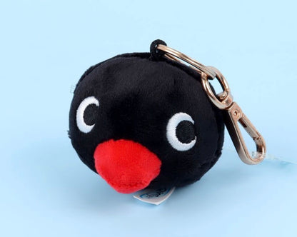 新品訂購88折‼️ 韓國企鵝家族Pingu Collection 毛公仔匙扣 - 圓碌碌企鵝  [預購貨品，下單後14天出貨]