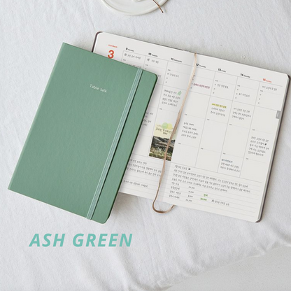 2026 韓國 Hardcover Table Talk A5 月週計劃🌈行事曆 * [預購貨品，下單後14天出貨]