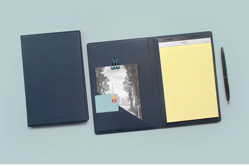 韓國Fenice Studio Multi Pockets A5 Writing Pad Folder 連A5 Writing Pad套裝 * [ 預購貨品 ]