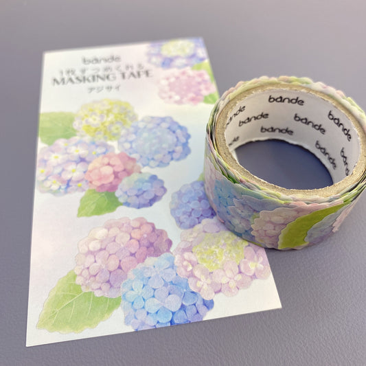 日本bande 粒粒和紙貼紙 - 繡球花